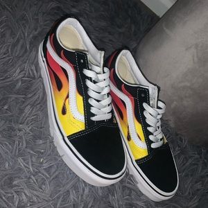 Old skool flame vans